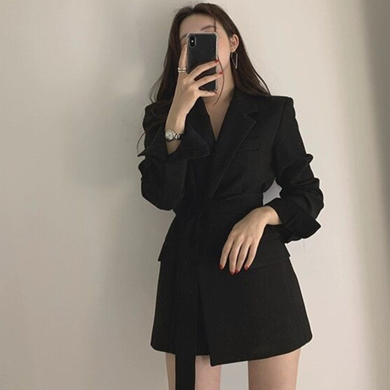 Small Suit Jacket Female Korean Slim Student British Style