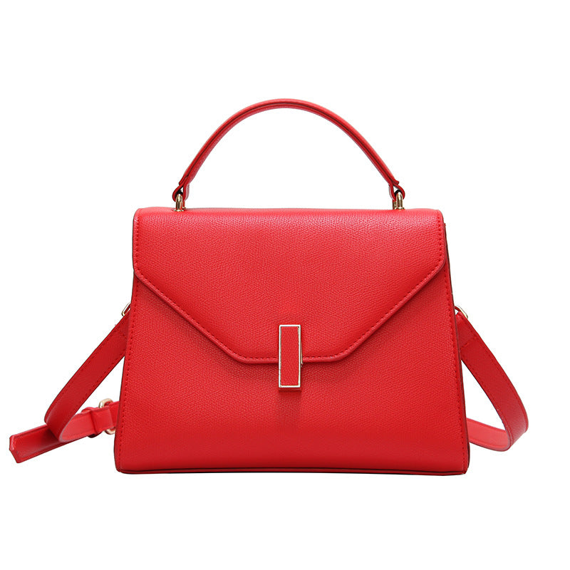 Simple lock handbag handbag fashion wild platinum bag tide shoulder Messenger bag female