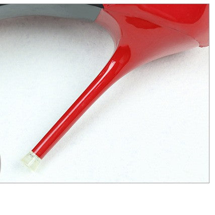 Spring And Summer New Fine Heel Package Head Leather Sandals Pointed