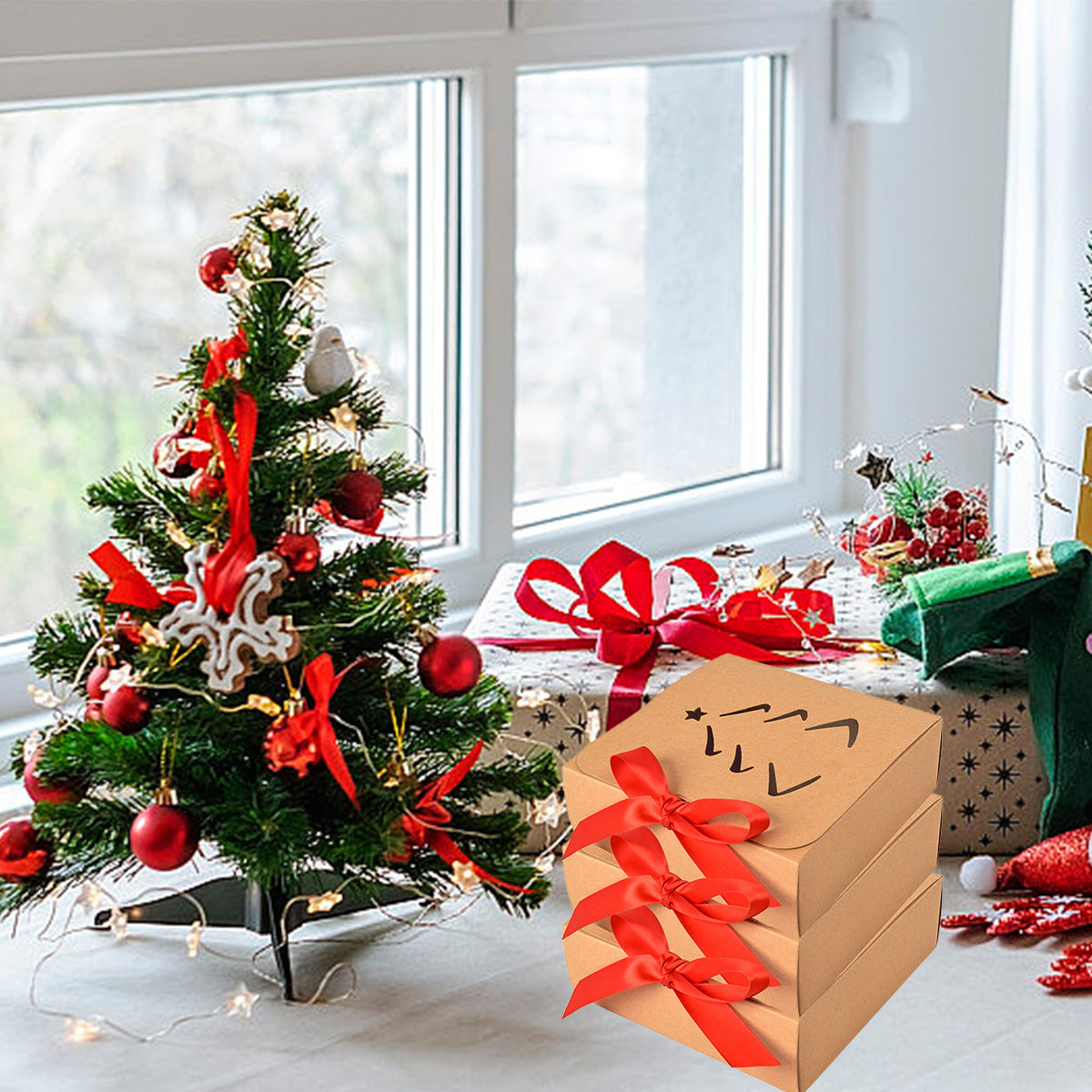 10pcs Christmas Gift Boxes