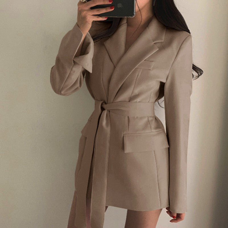 Small Suit Jacket Female Korean Slim Student British Style