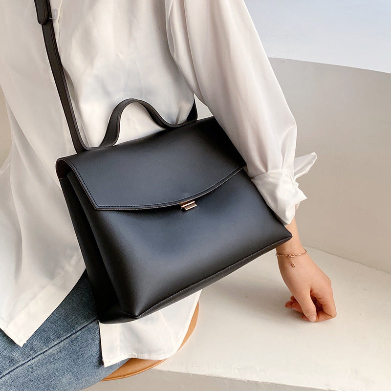 Large Capacity Bag With Foreign Air Cross Over One Shoulder Tote