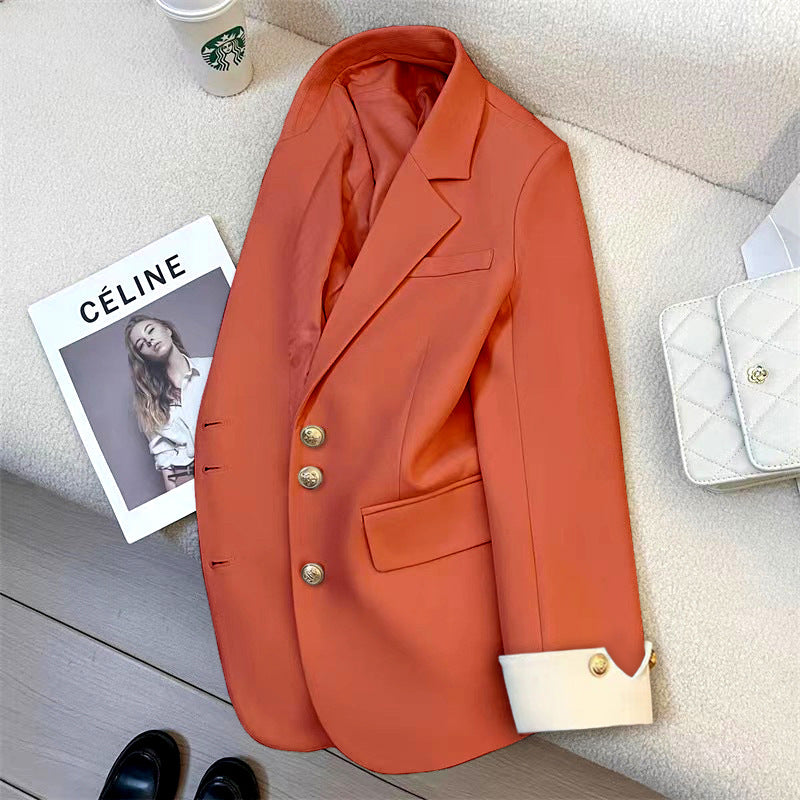 Spring And Autumn New Multi-color Fashion Temperament Coat