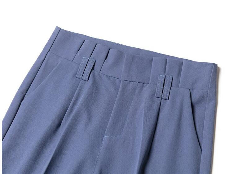 Women's Straight Loose Bud Suit Pants