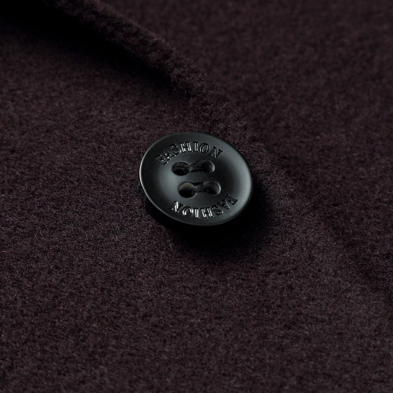 Long Business Casual Windbreaker High-end Wool Top