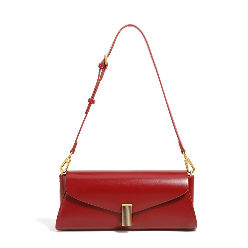 Fashionable All-match Leather Shoulder Women's Cross-body Bag