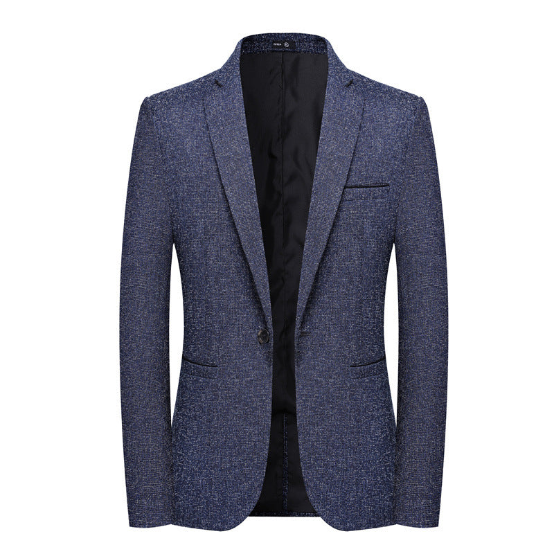 Korean-style Slim-fit Single Row One Button Small Business Suit Coat