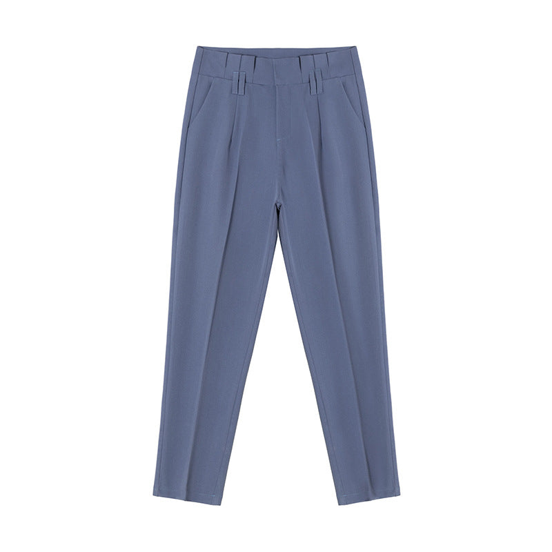 Women's Straight Loose Bud Suit Pants